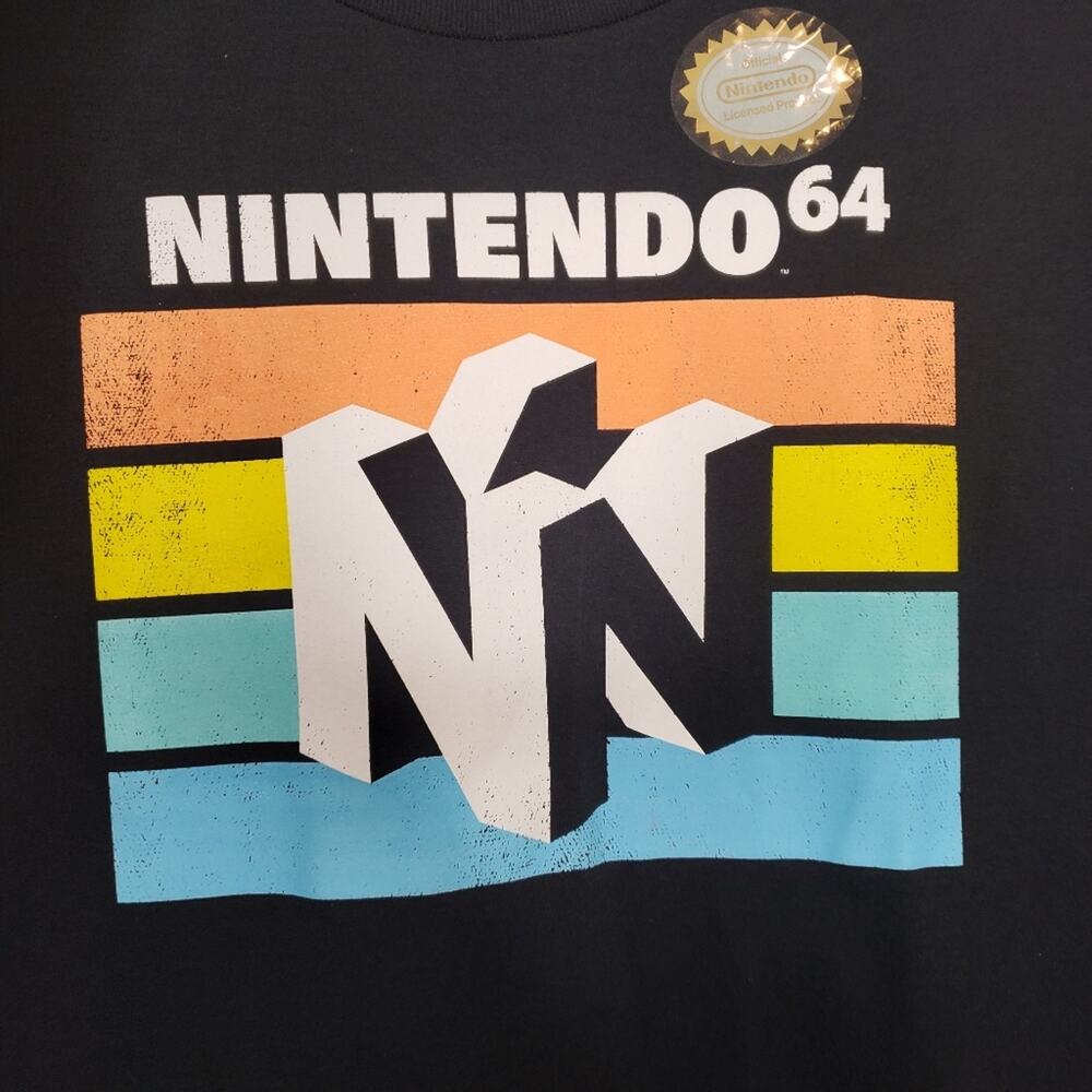 Nintendo 64 Graphic Black T-shirt - Picture 3 of 6